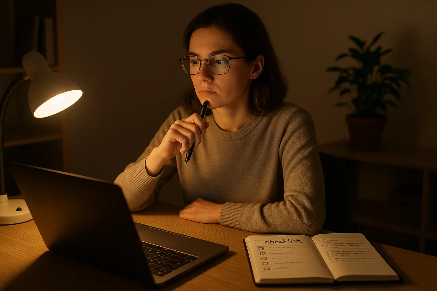 Pessoa a criar um sistema de análise de apostas num ambiente de escritório em casa